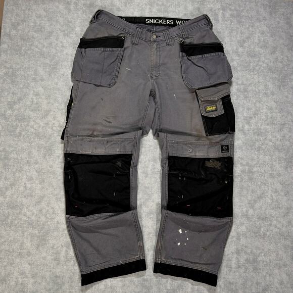 Snickers Other - Snickers Workwear 3214 Canvas+ Knee Guard Holster pocket Condura pants 36x32